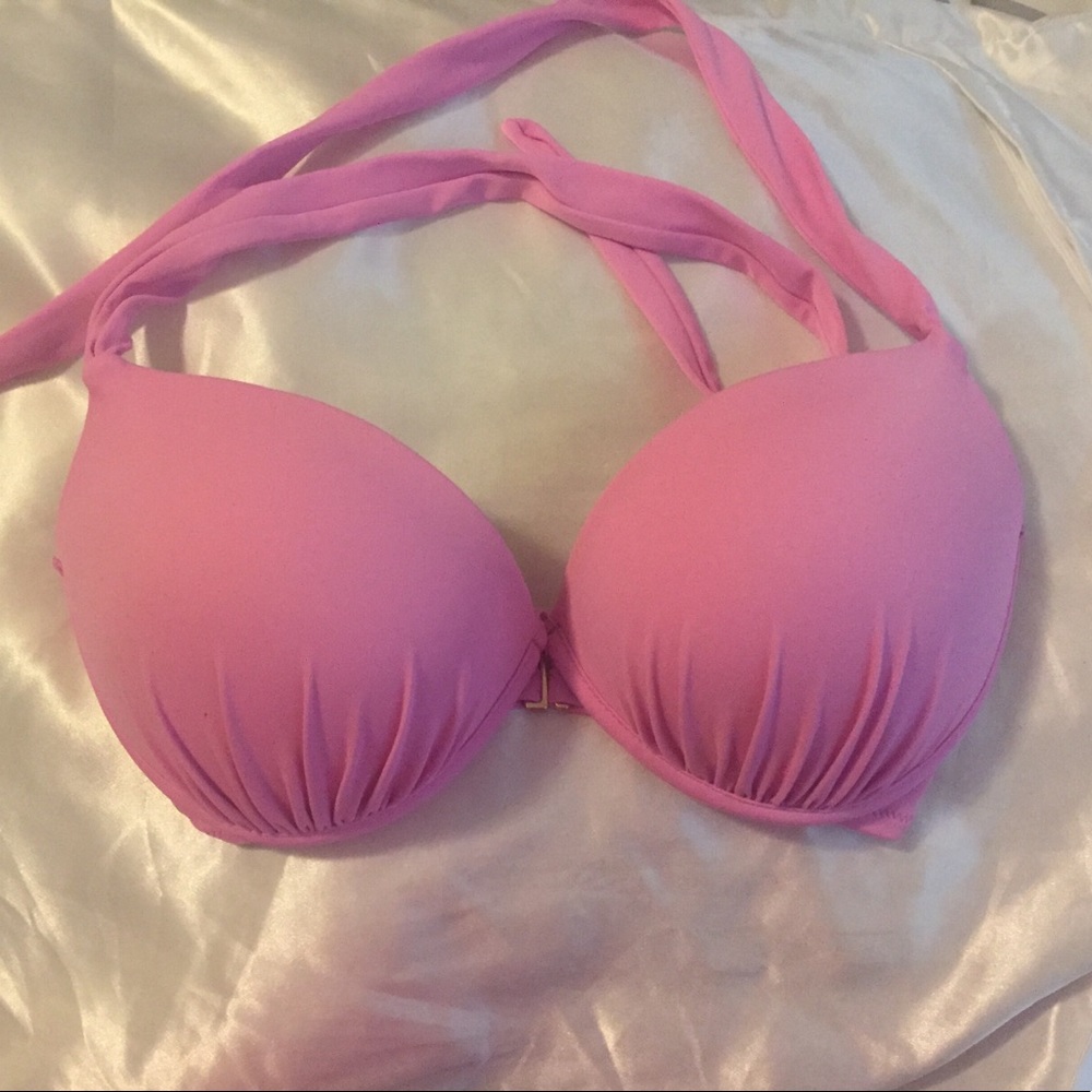 Victorias Secret Push Up Halter Bikini Top 32DD